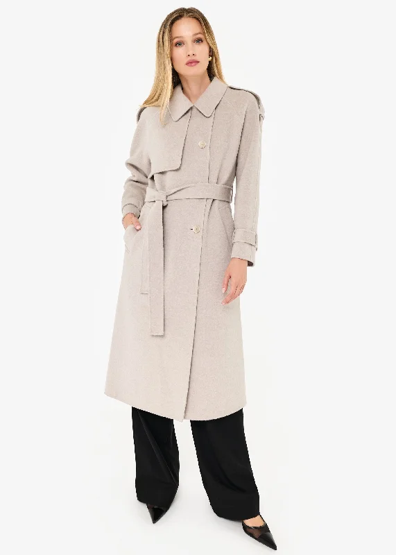 Women's Outdoor Activity Garments Yennifer Trench Coat Vapor