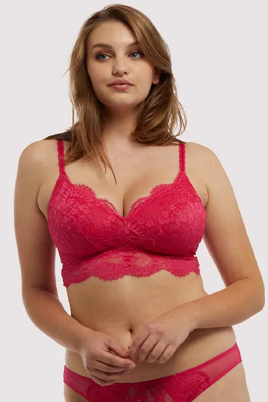 Women's Athletic Garments Emma Pink Wireless Bra