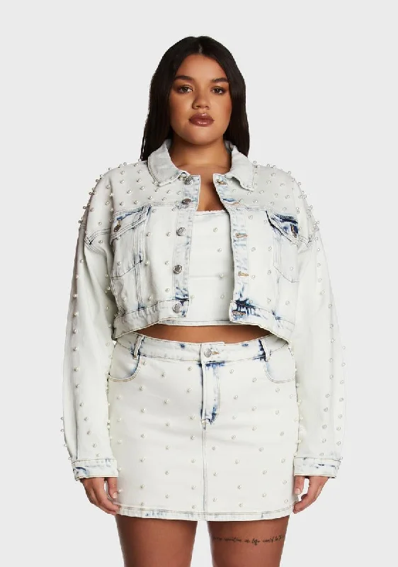 Women's Holiday Clothing Plus Vintage Dreams Denim Jacket