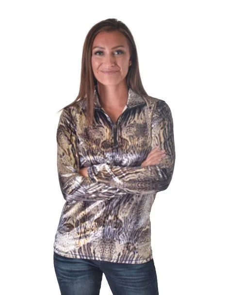 Comfortable Outfit For Women Cowgirl Tuff Womens Quarter Zip Cadet Gray Poly/Spandex Athletic Shell Jacket Comfortable Outfit For Women Cowgirl Tuff Womens Quarter Zip Cadet Gray Poly/Spandex Athletic Shell Jacket
