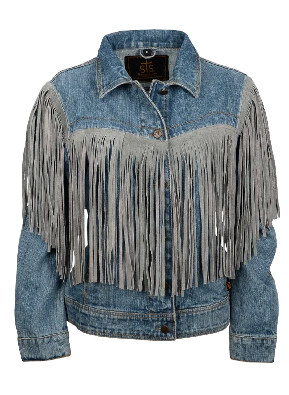 Comfortable Lounge Clothing STS Ranchwear Womens Gretchen Denim 100% Cotton Cotton Jacket