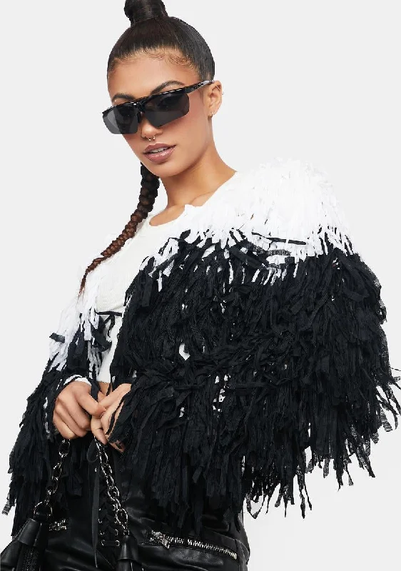 Modern Women's Attire Shake It Off Fringe Jacket