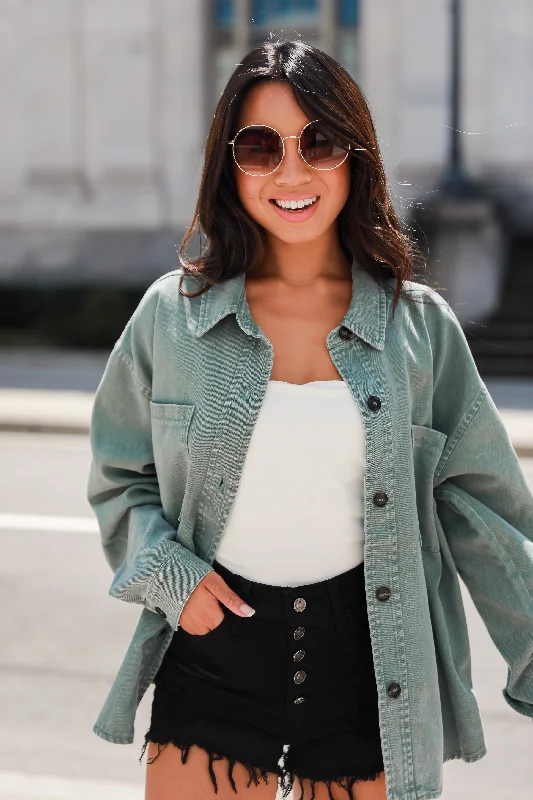 Women's Vacation Garments FINAL SALE - Ready To Charm Denim Jacket