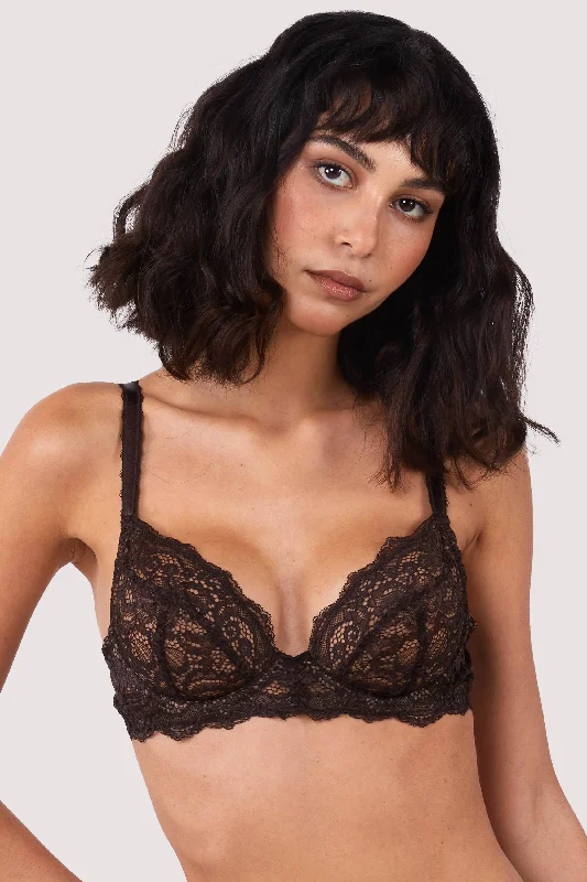 Women's Romantic Outfit Ariana Coffee Everyday Bra