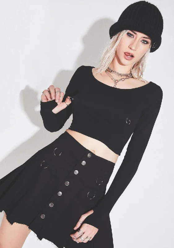 Women's Trendy Garments Lonely Antics Pleated Skirt