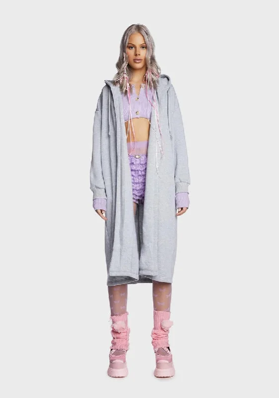 Women's High-Fashion Outfit Don't Bother Me French Terry Coat