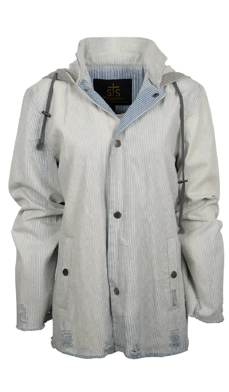 Women's Casual Wear Clothing STS Ranchwear Womens Shari Dale Gray Pin Stripe Cotton Blend Softshell Jacket Women's Casual Wear Clothing STS Ranchwear Womens Shari Dale Gray Pin Stripe Cotton Blend Softshell Jacket