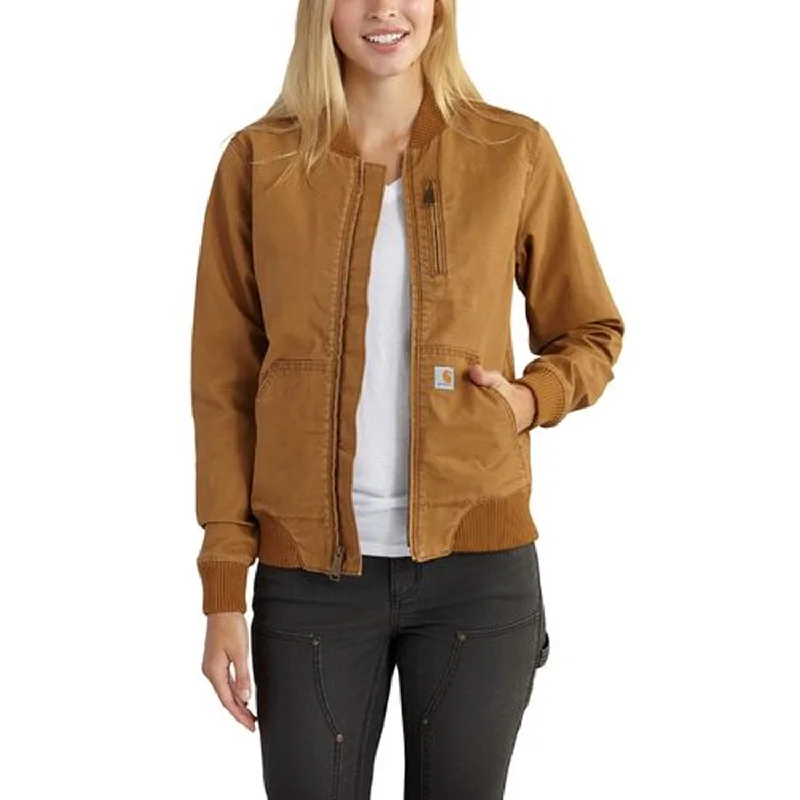 Vintage-Inspired Women's Clothes Carhartt Women's Rugged Flex® Relaxed Fit Canvas Jacket
