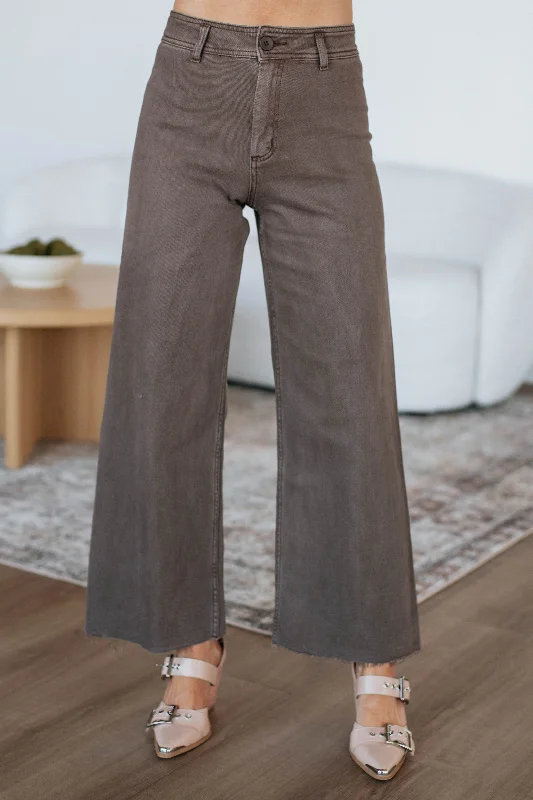 Women's Occasion Wear Apparel Linsley Wide Leg Pants - Mocha