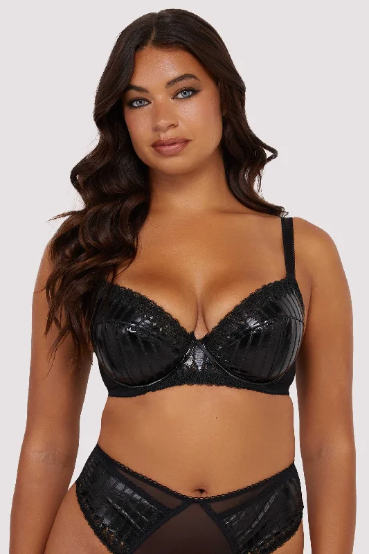 Women's Plus-Size Attire Jacinda Embroidered Bra