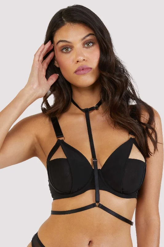 Women's Classic Outfit Juliet Harness Black Bra