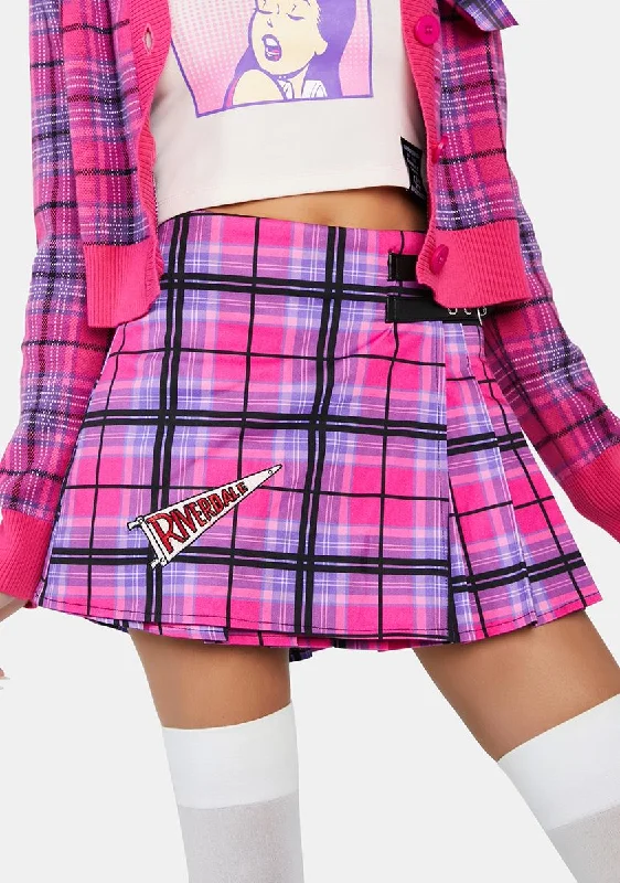 Women's Professional Garments Prep School Sweetheart Pleated Skirt