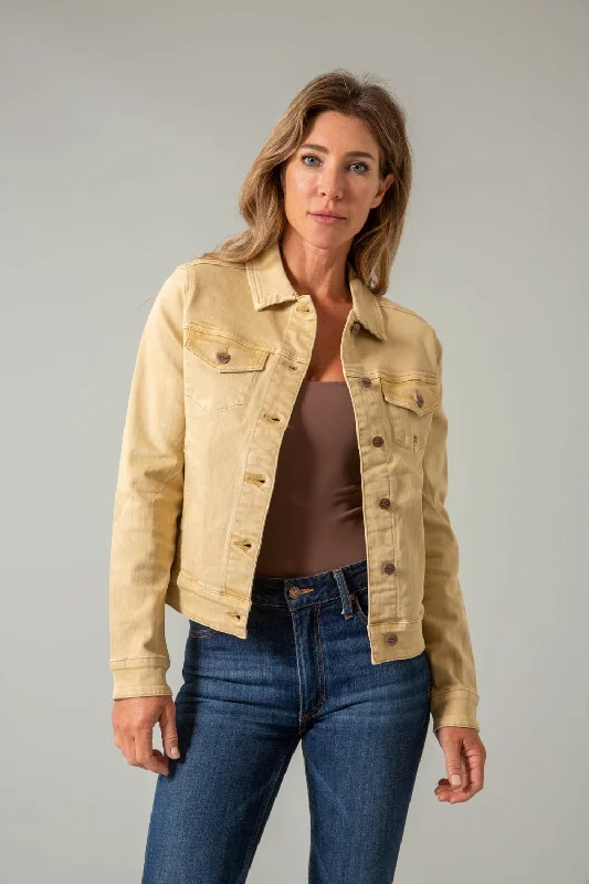 Women's Vacation Clothes Kimes Ranch Womens Winslow Trucker Pale Khaki 100% Cotton Cotton Jacket Women's Vacation Clothes Kimes Ranch Womens Winslow Trucker Pale Khaki 100% Cotton Cotton Jacket