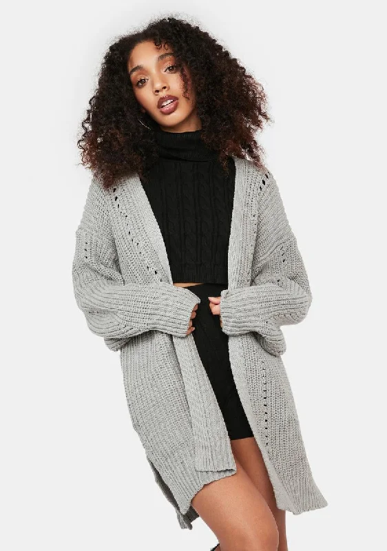 Women's Classic Attire Clouded Sweet Day Knit Cardigan