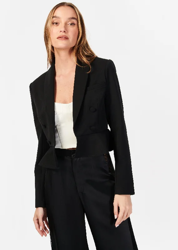 Women's Evening Clothing Sutton Cropped Blazer Black