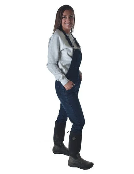 Women's Plus-Size Outfit Cowgirl Tuff Womens Winter Tuck In Dark Wash Cotton Blend Bib Overall Women's Plus-Size Outfit Cowgirl Tuff Womens Winter Tuck In Dark Wash Cotton Blend Bib Overall