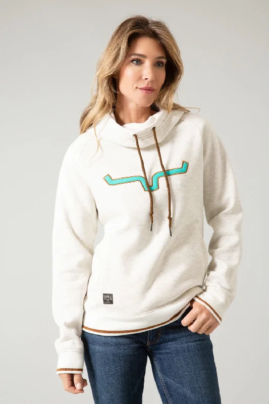 Women's Party Clothes Kimes Ranch Womens Two Scoops Oatmeal Cotton Blend Hoodie