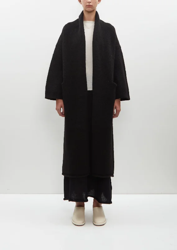 Stylish Women's Outfit Alpaca Long Shawl Cardigan