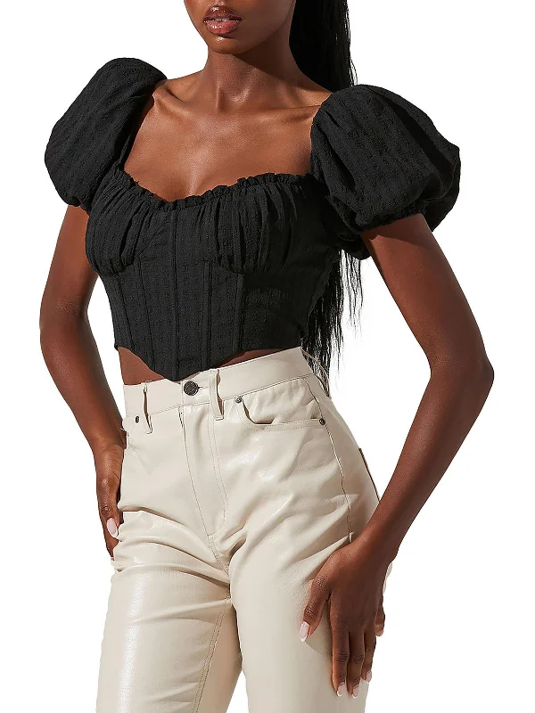 Women's Tops And Clothing Womens Bustier Boning Cropped