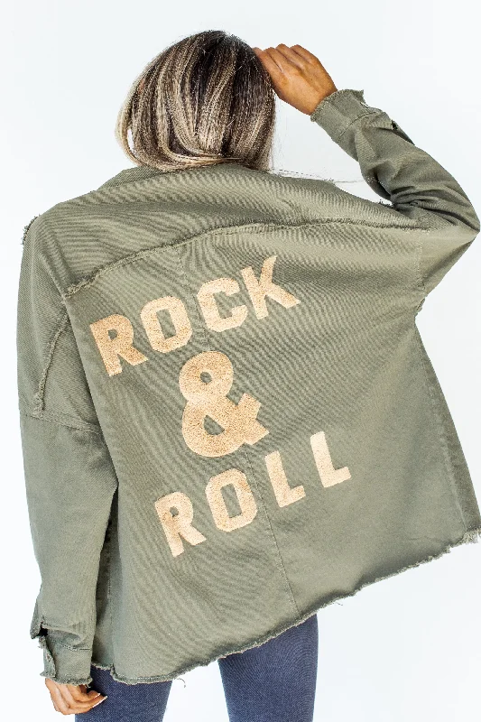 Women's Trendy Apparel Rock & Roll Shacket