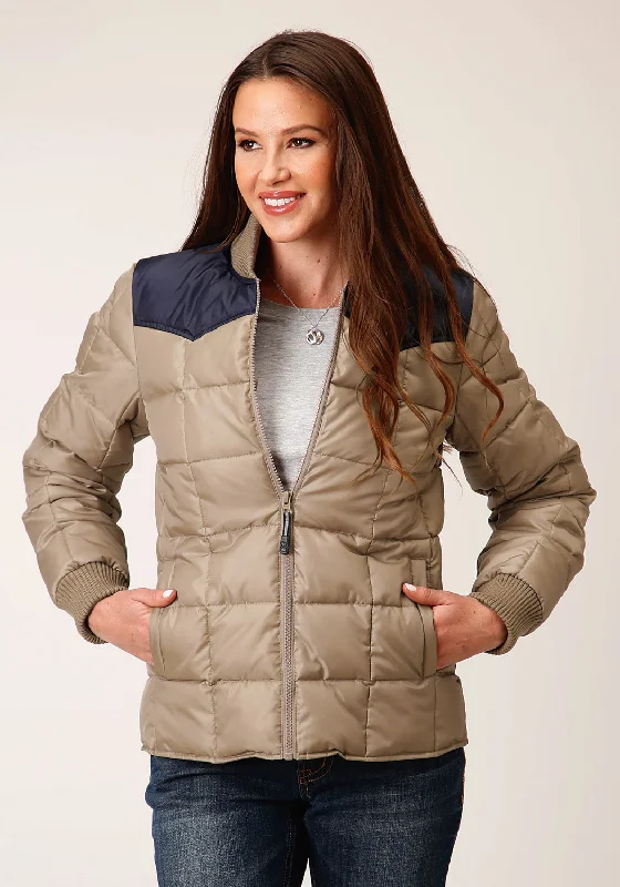 Timeless Women's Clothes Roper Womens Western Polyfill Brown 100% Polyester Softshell Jacket Timeless Women's Clothes Roper Womens Western Polyfill Brown 100% Polyester Softshell Jacket