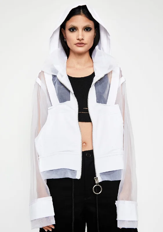 Casual Garments For Women Dance Trance Hooded Jacket