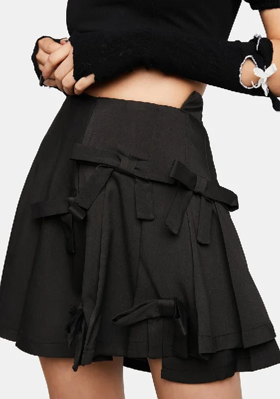 Women's Travel Attire Devious Darling Pleated Mini Skirt