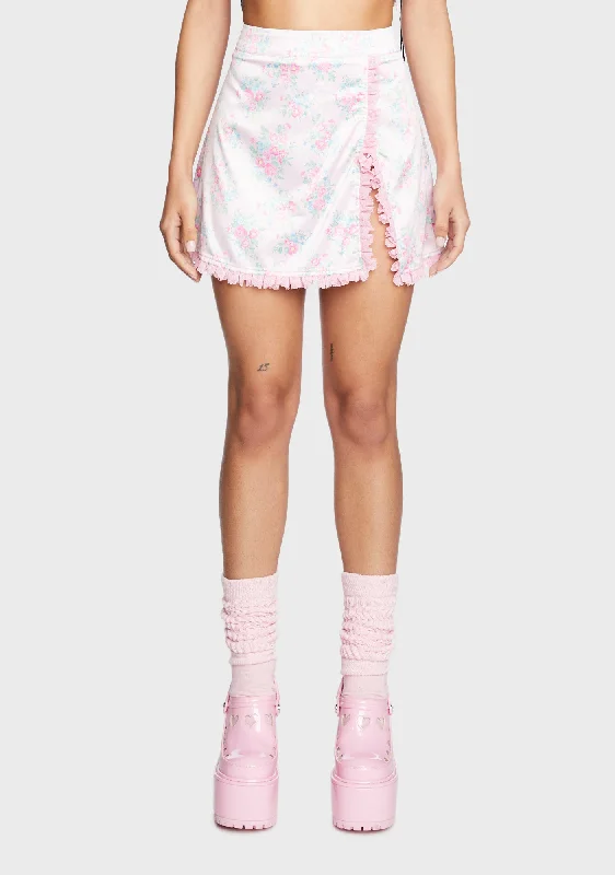 Women's Plus-Size Clothes Blush Daze Mini Skirt