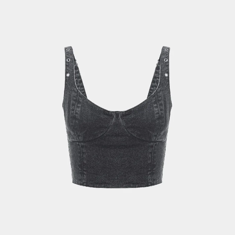 Women's Comfortable Garments Ksubi Dauphine Bustier - Shadow