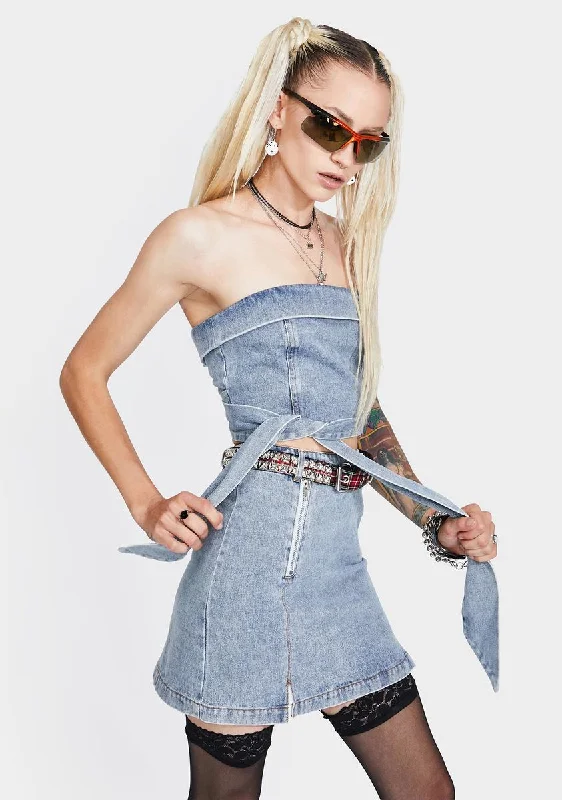 Stylish Women's Apparel Royce Denim Mini Skirt