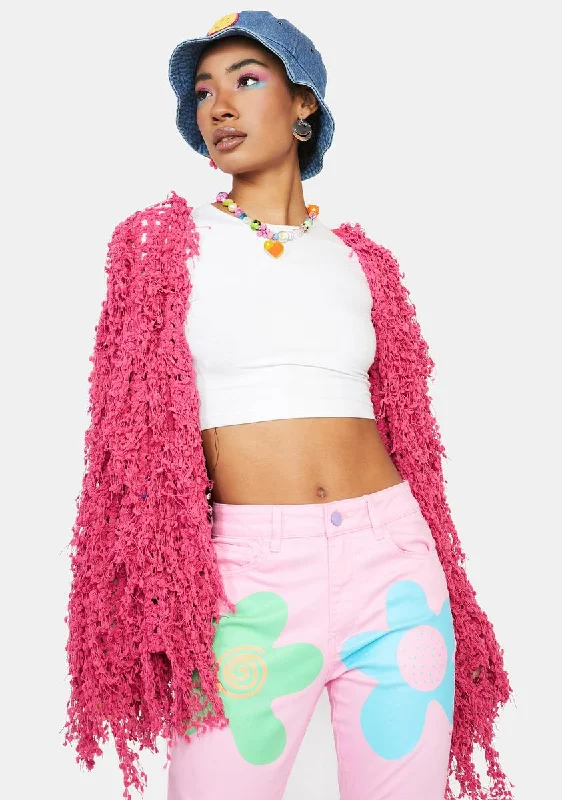 Women's Clothes And Apparel Sets Love Acknowledge It Crochet Cardigan