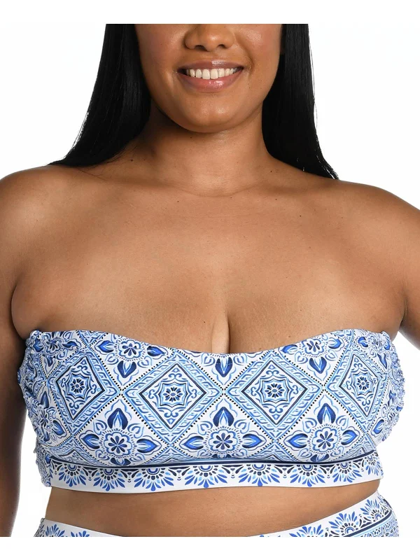 Charming Women's Garments Plus Womens Printed Convertible Bikini Swim top
