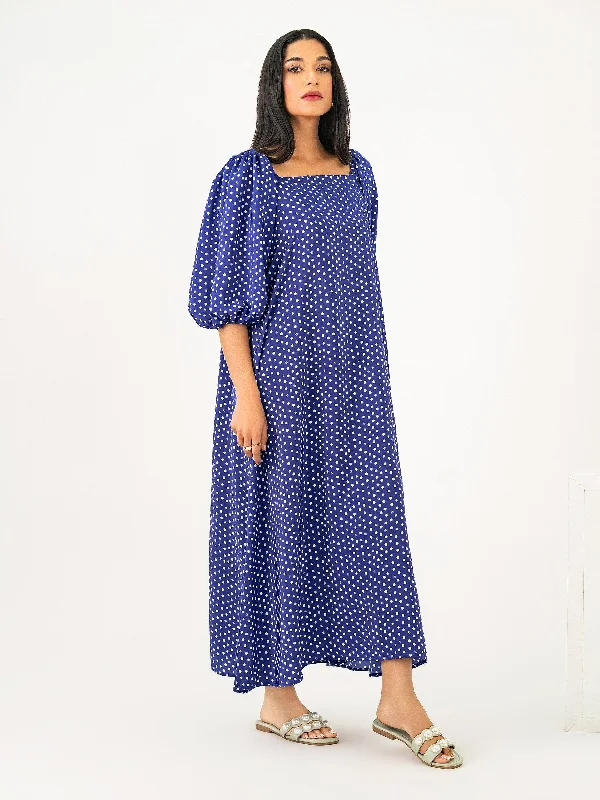 Unleash Your Trendy Side Printed Silk Dress