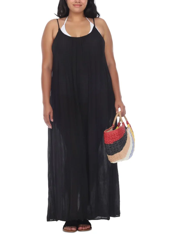 Women's Athletic Outfit Plus Womens Beachwear Summer Cover-Up
