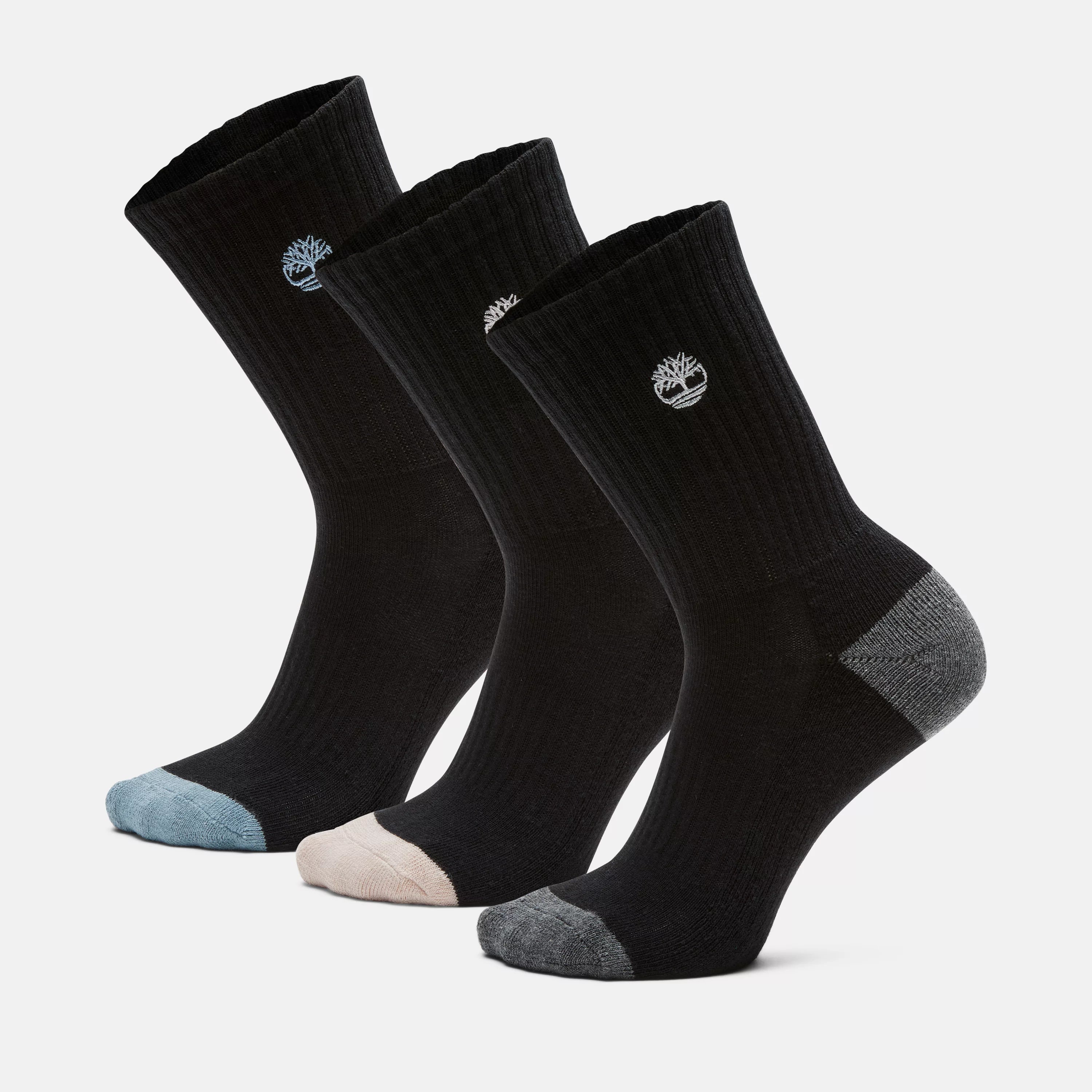 Women's Resort Apparel Women's Sagamore Beach 3-Pack Half-Cushioned Crew Socks