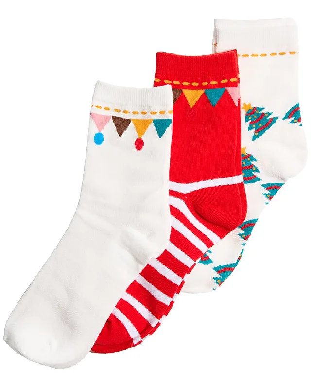 Women's Elegant Evening Outfit STEMS Set of 3 Festive Sock Gift Set