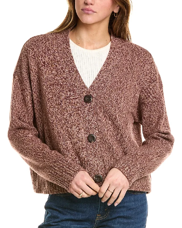 Elegant Women's Attire Monrow Oversized Wool & Cashmere-Blend Cardigan