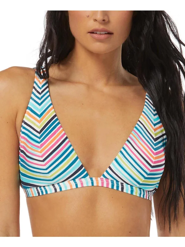 Tailored Clothing For Women Womens Striped Lined Bikini Swim top