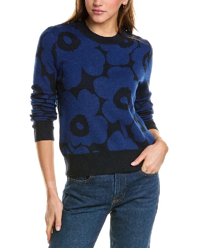 Chic Clothes For Women Marimekko Koolaus Pieni Unikko II Wool Sweater
