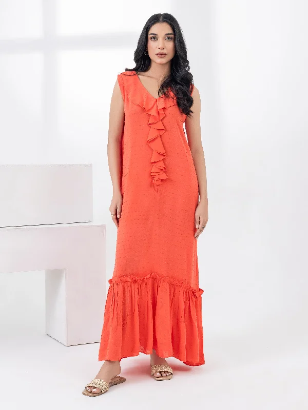 Women's Professional Attire Dyed Jacquard Dress