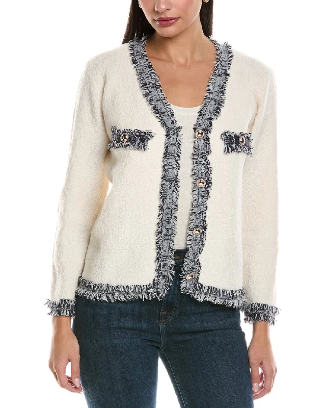 Women's Clothing With Trendy Designs ANNA KAY Pearl Jam Cashmere-Blend Cardigan