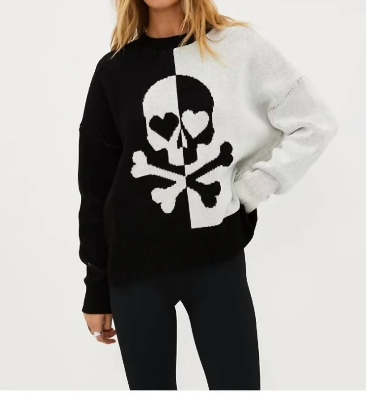 Plus-Size Women's Clothing The Callie Sweater In Skull