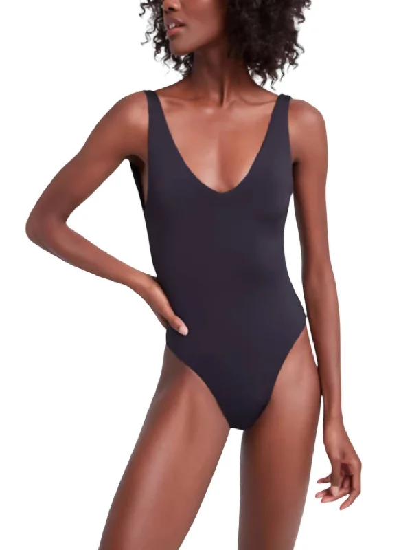 Women's Professional Outfit Leticia Maillot Swimsuit In Black