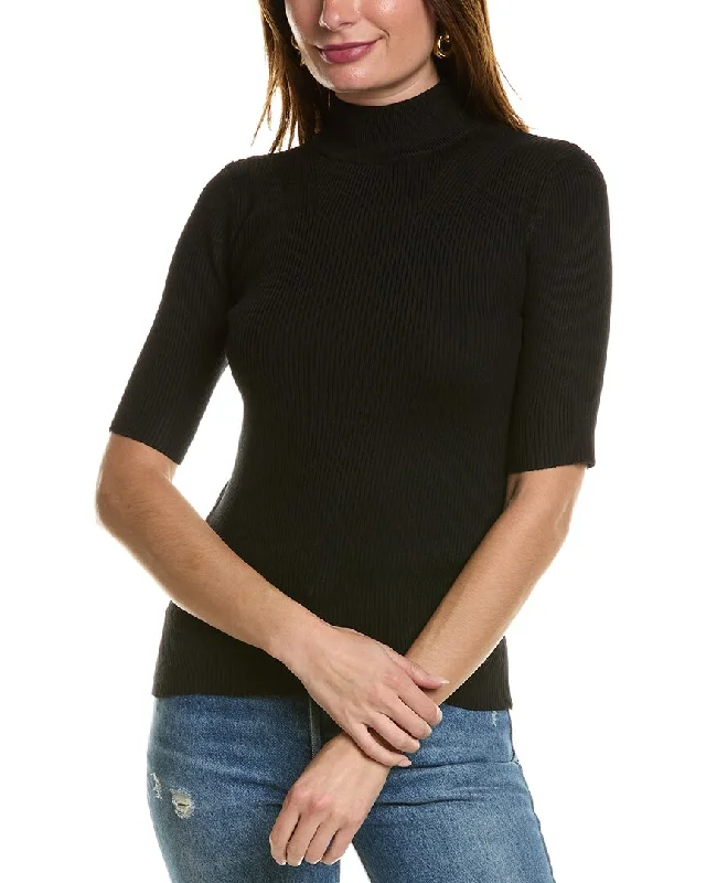 Women's Clothing Apparel Sets T Tahari Mock Neck Sweater