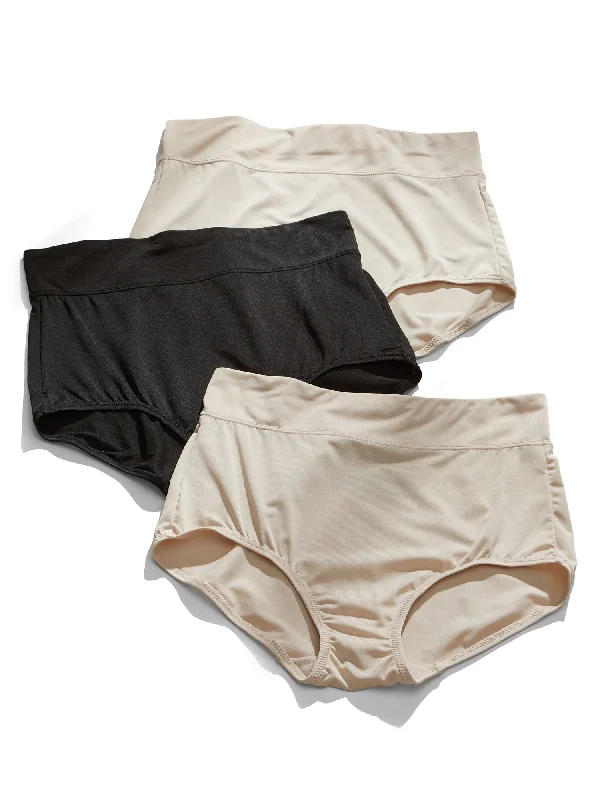 Women's Vacation Garments Warner's Women's No Pinching. No Problems. Brief 3-Pack