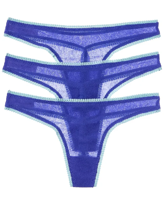 Women's Activewear Apparel OnGossamer 3pk Hip-G Thong