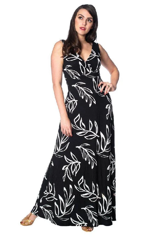 Final Sale Palm Maxi Length Dress