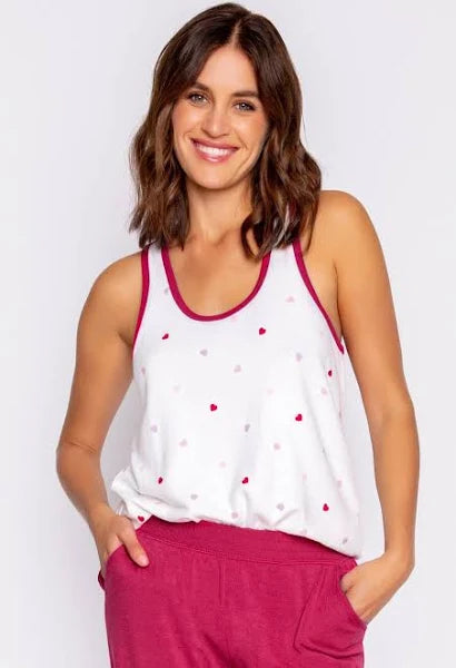 Casual Apparel For Women Tank Feel Loved Ivory