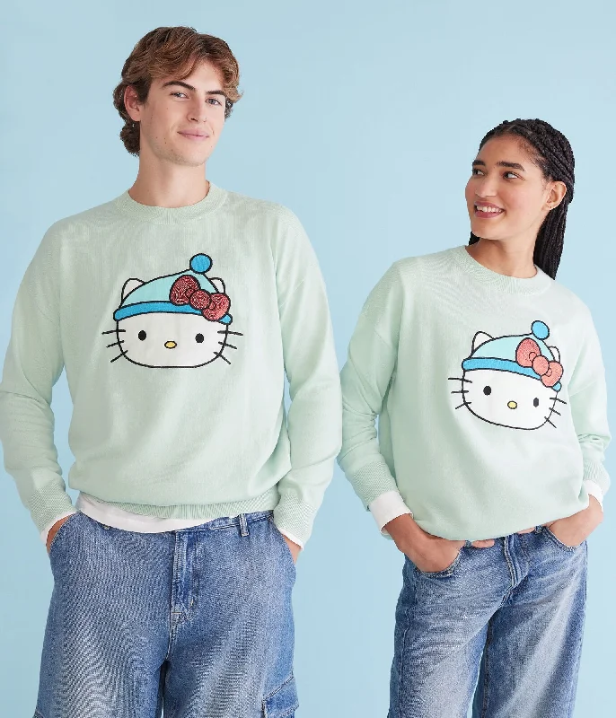 Women's Evening Clothing Aeropostale Hello Kitty Sequin Bow Sweater