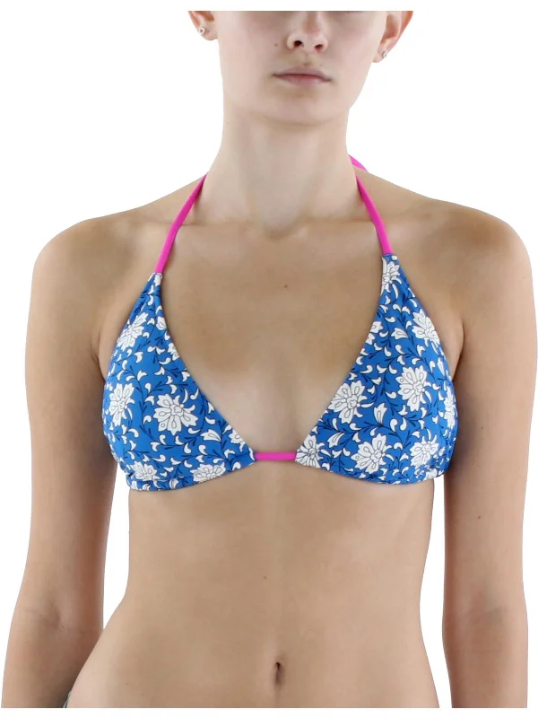 Women's Night-Out Clothes Womens Floral Print Nylon Bikini Swim top